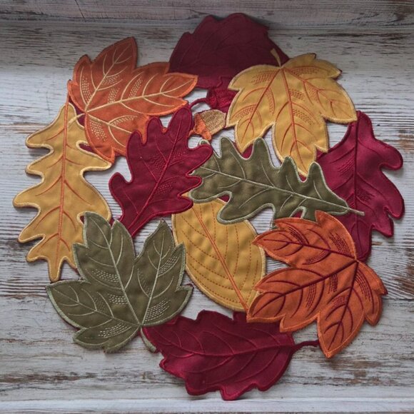 Beautiful Fabric Fall Placemats - Set of 4 - Picture 1 of 5